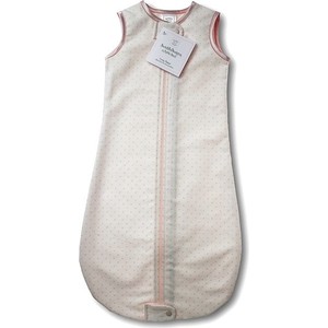 Спальный мешок SwaddleDesigns для новорожденного zzZipMe Sack 6-12M Flannel Lt PP w/PP Dots (SD-104PP-6M)