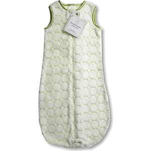 Спальный мешок SwaddleDesigns zzZipMe 3-6 М Kiwi Puff Circle (SD-084KW)