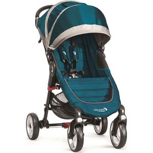Четырехколесная коляска Baby Jogger City Mini Single 4 бирюзовый-серый (ВО10429)