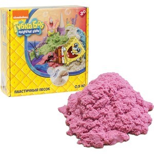 Кинетический песок Космический Розовый 0,5 кг (Т58369)