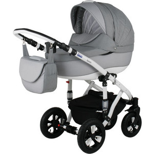 Коляска 2 в 1 BEBE-MOBILE Toscana Серый с Серым вкраплением - Серый (KBMT-021588L)