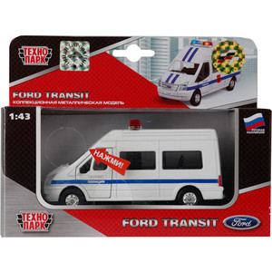 Машинка Технопарк Ford Transit полиция (SB-13-02-2)