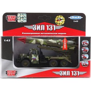 Машинка Технопарк ЗИЛ 131 ракета вооруженные силы (CT10-001-R-3)
