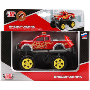 Машинка Технопарк Джип пламя (CT10-041-1)