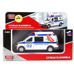 Машинка Технопарк Микромилиция/полиция (CT-1167(SL1106C))