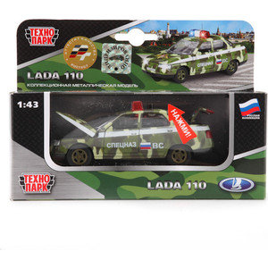 Машинка Технопарк Lada 2110 спецназ (CT10-110-9)