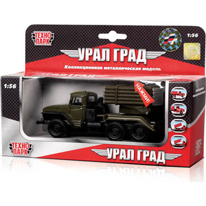 Машинка Технопарк УРАЛ град военный (CT-1054M)