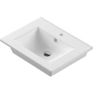 Раковина мебельная SANITA LUXE Quadro 60 с отверстием для смесителя (QDR60SLWB01)