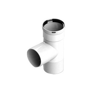 Тройник STOUT для конденсационных котлов T образн диаметр 80 п/п/м PP-FE (SCA-8080-030210)