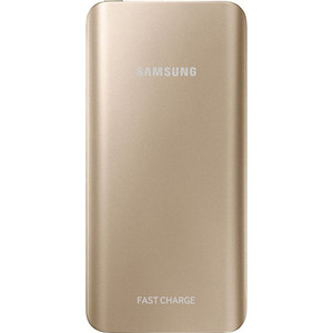 Внешний аккумулятор Samsung EB-PN920 5200mAh gold (EB-PN920UFRGRU) внешний аккумулятор samsung 5200mah sam eb pn920usrgru silver