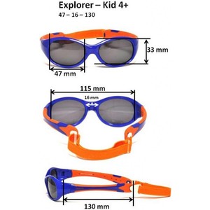 Cолнцезащитные очки Real Kids детские Explorer синий/зеленый (4EXPRYGR)