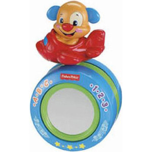 Развивающая игрушка Fisher Price Смейся и учись мячик в форме щенка ползаем вместе (BCD64)