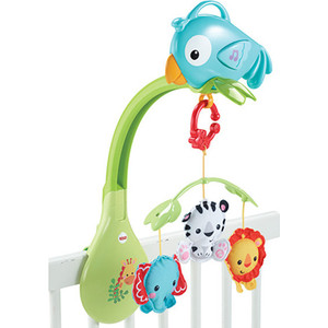 Мобиль Fisher Price 3 в 1 друзья из тропического леса (CHR11)