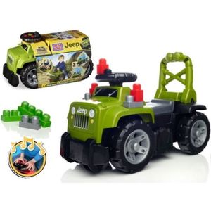 Конструктор Mattel Mega bloks большой зеленый джип 3 в 1 (DBL17)
