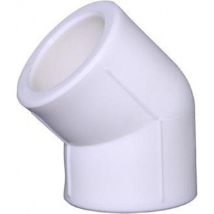 Колено Pro Aqua PP-R W 45 град 50