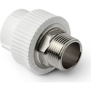 Муфта Pro Aqua PP-R W комбинированная с наружной резьбой 40х1 1/4 дюйма под ключ