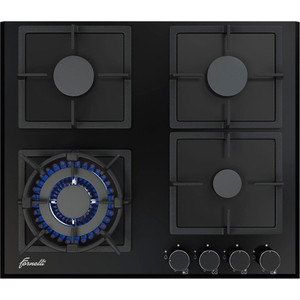 Газовая варочная панель Fornelli PGA 60 Quadro BL