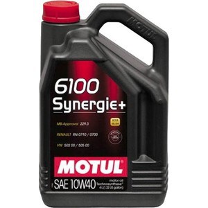 все цены на Моторное масло MOTUL 6100 Synergie Plus 10W-40 4 л онлайн