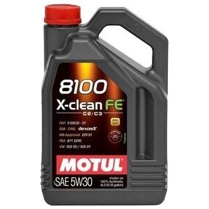 все цены на Моторное масло MOTUL 8100 X-Clean FE 5w-30 4 л онлайн
