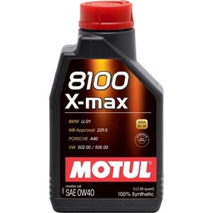 все цены на Моторное масло MOTUL 8100 X-MAX 0W-40 1 л онлайн