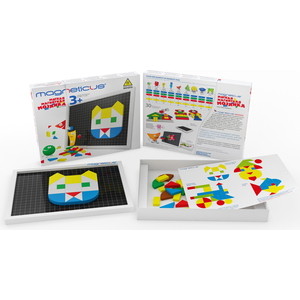 Игровой набор Magneticus Мозаика листок с примерами (MM-146)