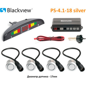 все цены на Парктроник Blackview PS-4.1-18 SILVER онлайн