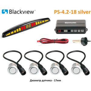 цена Парктроник Blackview PS-4.2-18 SILVER