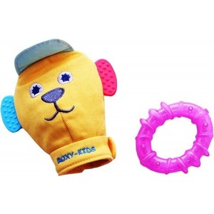 Игрушка рукавичка Roxy-Kids с прорезывателями Вуффи розовый (RBT20026)
