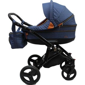 Коляска 2 в 1 RoxBaby Milana (синий)