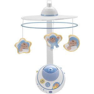 Мобиль Chicco музыкальный Волшебные звезды голубые (24292)