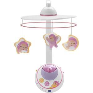 Мобиль Chicco музыкальный Волшебные звезды розовые (24291)
