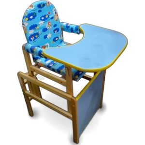 Стул для кормления Babyroom Матрешка, светло синий (21639)
