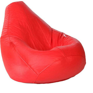 Кресло-мешок Груша POOFF искусственная кожа - красный