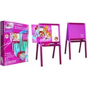 Мольберт двусторонний 1Toy Winx Т56635