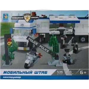Конструктор 1Toy полицейский спецназ развед машина 536 дет Т57010