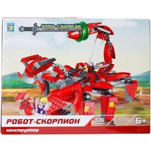 Конструктор 1Toy робосамураи робот скорпион 516дет Т57019