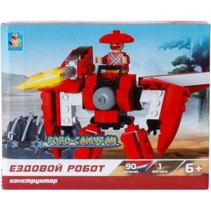 Конструктор 1Toy робосамураи ездовой робот 90дет Т57032