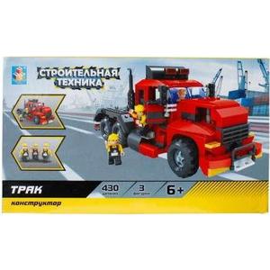 Конструктор 1Toy строительная техника трак 430дет Т57036