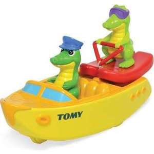 Игрушка для ванной Tomy Крокодил на водных лыжах (ТО72358)