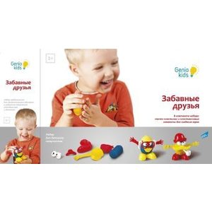 Набор для детской лепки GENIO KIDS Забавные друзья (TA1026)