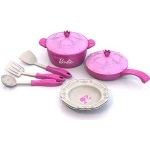 Игровой набор Нордпласт кухонной посудки Барби (637)