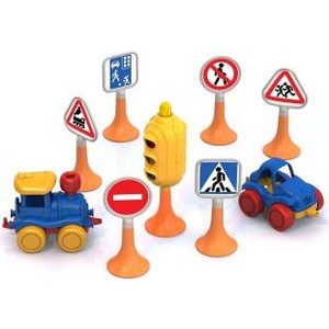 Игровой набор Нордпласт Дорожные знаки (887)