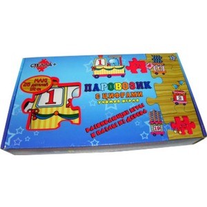 Деревянная игрушка ADEX Веселый счет Паровозик (W 8126)
