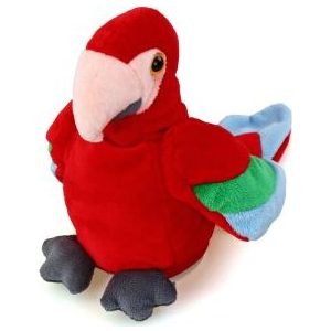 Игрушка мягкая Fluffy Family Попугай повторяшка (681020)