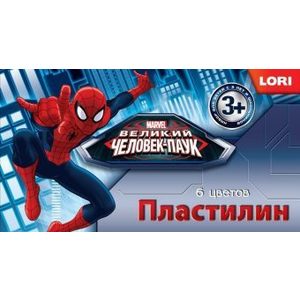 Набор для лепки Lori Пластилин Человек-паук (Плд-009)