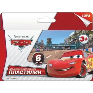 Набор для лепки Lori Пластилин Тачки (Плд-005)