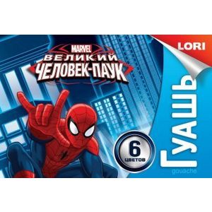 Гуашь Lori Marvel Человек-паук (Гд-003)