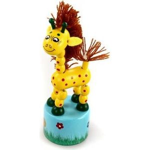 Деревянная игрушка Mapacha Танцующий жираф с гривой (76442)