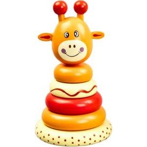 Деревянная игрушка Mapacha Пирамидка Жирафик (76521)
