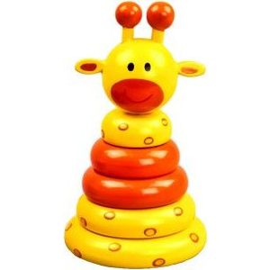 Деревянная игрушка Mapacha Пирамидка Жираф (76522)